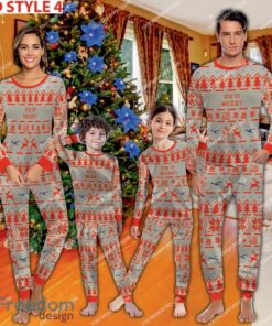 ATR 72 Aircraft Family Pajamas Set Gift Family Christmas image ATR 72 Aircraft Family Pajamas Set Gift Family Christmas - ATR 72 Aircraft Pajamas Set Family Photo Red