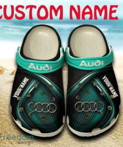 Audi Clog Shoes Car Full Print For Fans Custom Name Gift Men Women