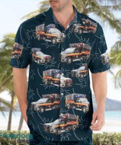 Austin County, Texas, Austin County EMS Aloha Hawaiian Shirt Beach Gift Shirt Product Photo 4