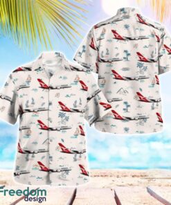 Australia Qantas Airbus A380-842 Hawaiian Shirt Beach Summer Shirt