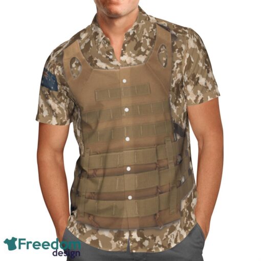 Australian Army Tactical Vest Hawaiian Shirt Men Women Beach Shirt Product Photo 2