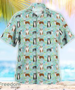 Australian Shepherd Easter Eggs Spring Dog Aloha Hawaiian Shirt Beach Gift Shirt Product Photo 2