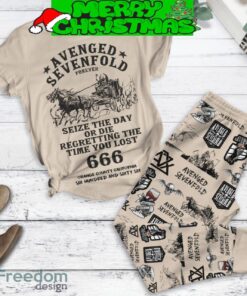 Avenged Sevenfold Forever Seize The Day Or Die Fleece Pajamas Set For Christmas