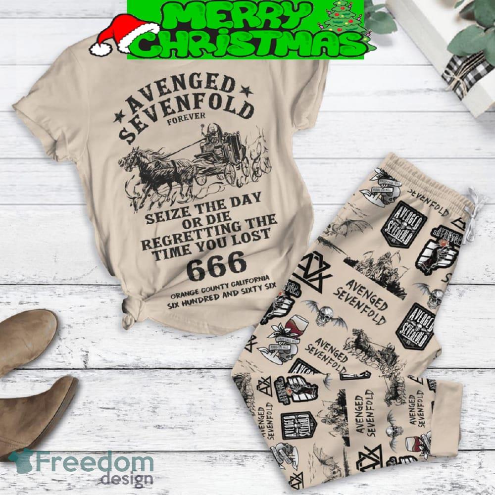 Avenged Sevenfold Forever Seize The Day Or Die Fleece Pajamas Set For Christmas image Avenged Sevenfold Forever Seize The Day Or Die Fleece Pajamas Set For Christmas - Avenged Sevenfold Forever Seize The Day Or Die Fleece Pajamas Set-1