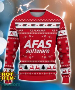 AZ Alkmaar 3D Ugly Christmas Sweater For Men And Women Sport Fans Product Photo 2