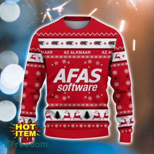 AZ Alkmaar 3D Ugly Christmas Sweater For Men And Women Sport Fans Product Photo 2