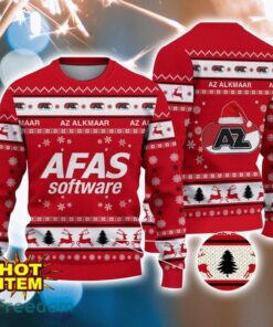 AZ Alkmaar 3D Ugly Christmas Sweater For Men And Women Sport Fans Product Photo 1