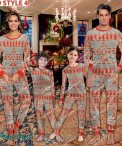 B 1 Lancer B1 Aircraft Pajamas Set Men Women Children Christmas image B-1 Lancer B1 Aircraft Pajamas Set Men Women Children Christmas - B-1 Lancer B1 Aircraft Pajamas Set Family Photo Red