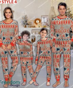 B-2 Spirit B2 Ugly Christmas Aircraft Pajamas Set Family Gift Family - B-2 Spirit B2 Aircraft Pajamas Set Family Photo Red
