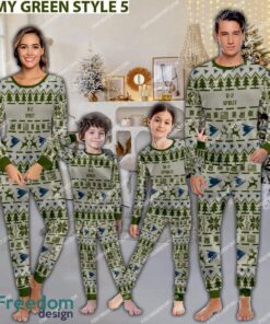 B-2 Spirit B2 Ugly Christmas Aircraft Pajamas Set Family Gift Family - B-2 Spirit B2 Aircraft Pajamas Set Family Photo Zarmy