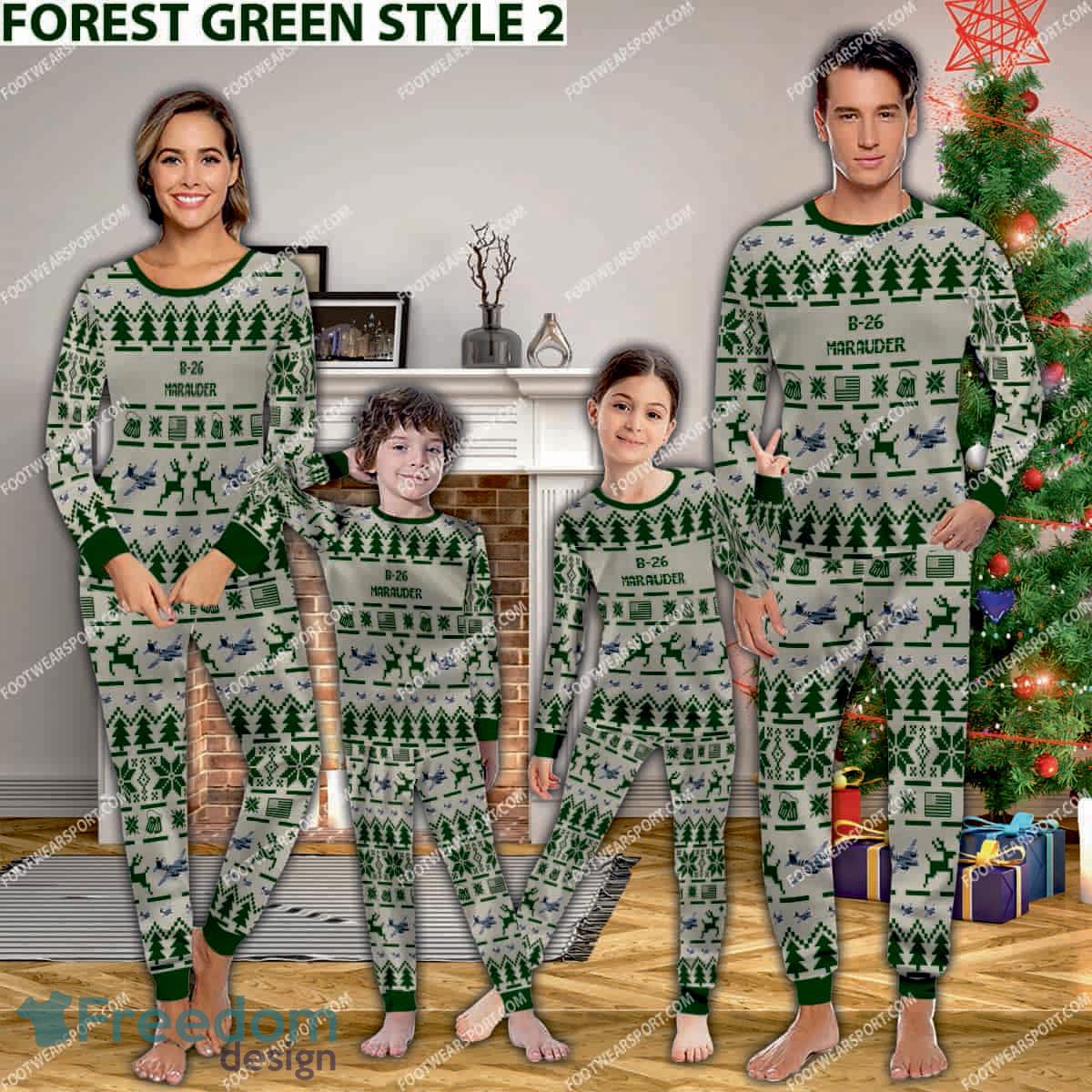 b-26-marauder-b26-aircraft-pajamas-set-family-army-gift-christmas-1.jpg B-26 Marauder B26 Aircraft Pajamas Set Family Army Gift Christmas - B-26 Marauder B26 Aircraft Pajamas Set Family Photo Green