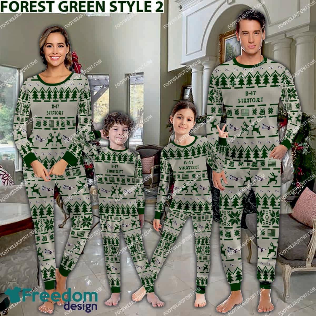 b-47-stratojet-b47-aircraft-pajamas-set-family-army-gift-christmas-1.jpg B-47 Stratojet B47 Aircraft Pajamas Set Family Army Gift Christmas - B-47 Stratojet B47 Aircraft Pajamas Set Family Photo Green