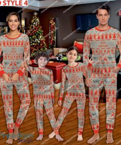 B 58 Hustler B58 Ugly Christmas Aircraft Family Pajamas Set Gift For Family image B-58 Hustler B58 Ugly Christmas Aircraft Family Pajamas Set Gift For Family - B-58 Hustler B58 Aircraft Pajamas Set Family Photo Red