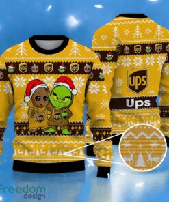 Baby Groot and Grinch Ugly Sweater ups Christmas Sweater For Men Women Hoiliday Gift