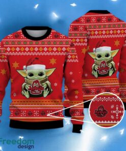 Baby Yoda Ugly Sweater arby’s Christmas Sweater For Men Women Hoiliday Gift