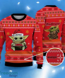 Baby Yoda Ugly Sweater fred meyer Christmas Sweater For Men Women Hoiliday Gift