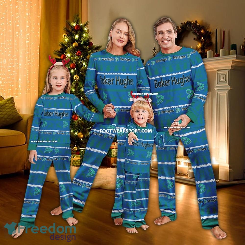 Baker Hughes Ugly Christmas Pajamas Set Family image Baker Hughes Ugly Christmas Pajamas Set Family - Baker Hughes Ugly Christmas Pajamas Set Family