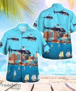 Baltimore County, Maryland, Baltimore County Police Department Eurocopter AS350B3 Helicopters Hawaiian Shirt Beach Shirt For Men And Women