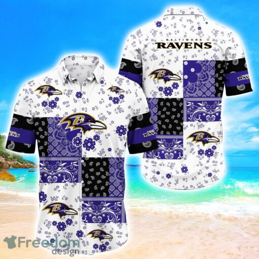 Baltimore Ravens Hawaii For Summer Sport Team Hawaiian Shirt Product Photo 1