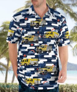 Bangor, Northampton County, Pennsylvania, North Bangor Fire Company Aloha Hawaiian Shirt Beach Gift Shirt Product Photo 4