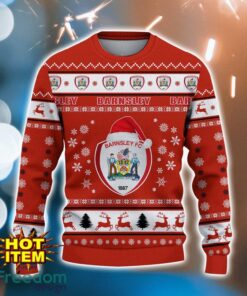 Barnsley F.C 3D Ugly Christmas Sweater For Men And Women Sport Fans Product Photo 2