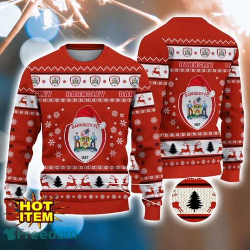 Barnsley F.C 3D Ugly Christmas Sweater For Men And Women Sport Fans Product Photo 1