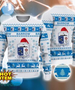 Barrow AFC 3D Ugly Christmas  Sweater For Men And Women Sport Fans