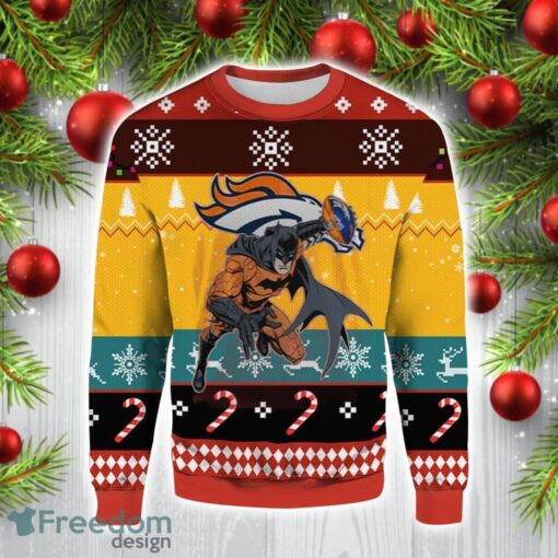 Batman Denver Broncos Christmas Gift Ugly Christmas Sweater For Men And Women Product Photo 1