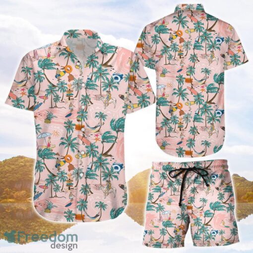 Beach Hawaiian Shirt and Shorts Tropical Aloha Beach Activities Hawaii Shirt Summer Holiday Presents Product Photo 1