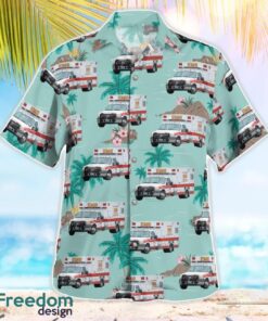 Beaumont, Texas, The City of Beaumont EMS Hawaiian Shirt Summer Beach Shirt Product Photo 3