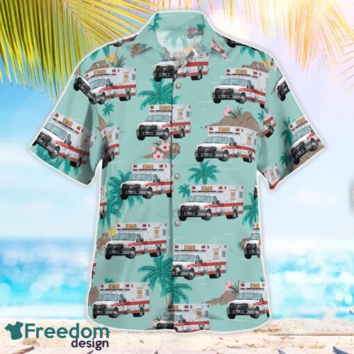 Beaumont, Texas, The City of Beaumont EMS Hawaiian Shirt Summer Beach Shirt Product Photo 3