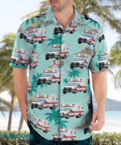 Beaumont, Texas, The City of Beaumont EMS Hawaiian Shirt Summer Beach Shirt Product Photo 4