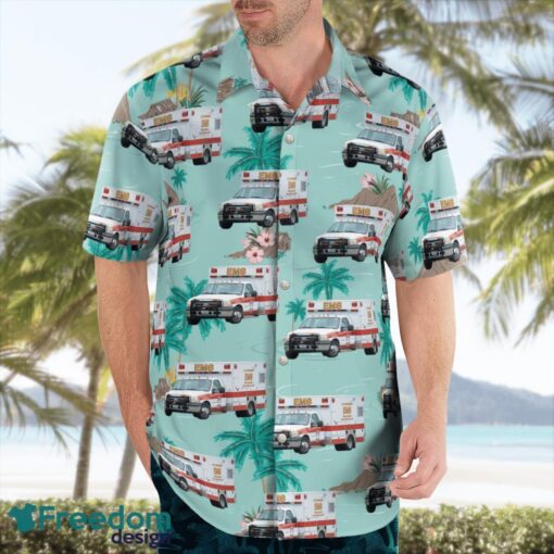 Beaumont, Texas, The City of Beaumont EMS Hawaiian Shirt Summer Beach Shirt Product Photo 4