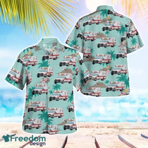 Beaumont, Texas, The City of Beaumont EMS Hawaiian Shirt Summer Beach Shirt Product Photo 1