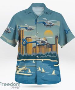 Bedford, Massachusetts, Boston MedFlight Airbus Helicopters H145 Hawaiian Shirt image Bedford, Massachusetts, Boston MedFlight Airbus Helicopters H145 Hawaiian Shirt Product Photo 3
