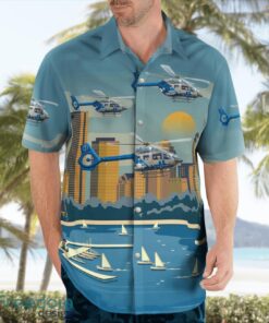 Bedford, Massachusetts, Boston MedFlight Airbus Helicopters H145 Hawaiian Shirt image Bedford, Massachusetts, Boston MedFlight Airbus Helicopters H145 Hawaiian Shirt Product Photo 4