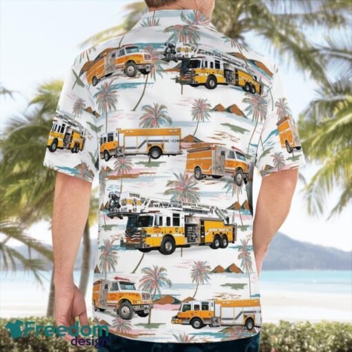 Bedington Volunteer Fire Department 3D Hawaiian Shirt Product Photo 2