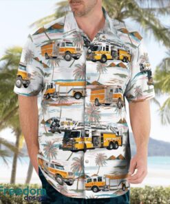 Bedington Volunteer Fire Department 3D Hawaiian Shirt Product Photo 4