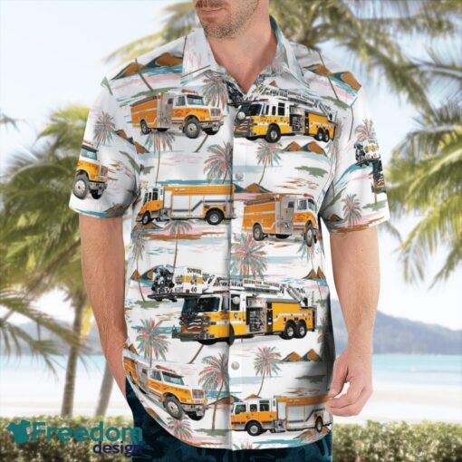 Bedington Volunteer Fire Department 3D Hawaiian Shirt Product Photo 4