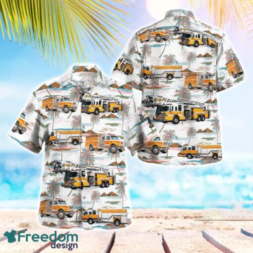 Bedington Volunteer Fire Department 3D Hawaiian Shirt Product Photo 1