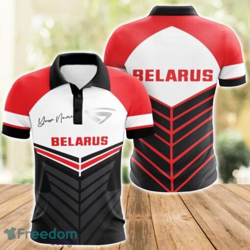 Belarus 3D Polo Shirt For Car Lover Golf Fans Gift Polo Shirt Custom Name Product Photo 1