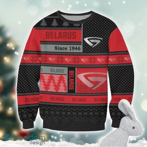 Belarus Logo Ugly Christmas Sweater For Fans Men And Women Christmas Gift Ideas Product Photo 2