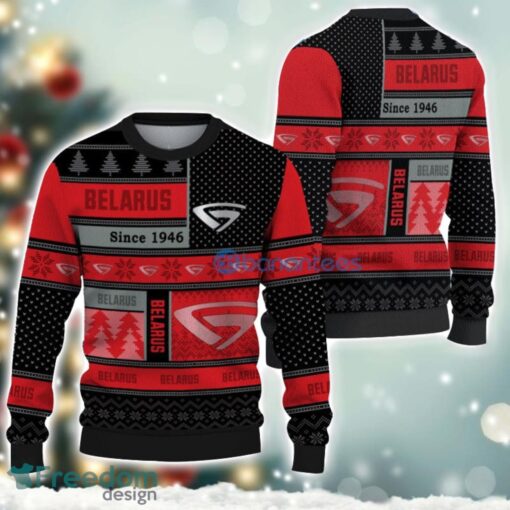 Belarus Logo Ugly Christmas Sweater For Fans Men And Women Christmas Gift Ideas Product Photo 1