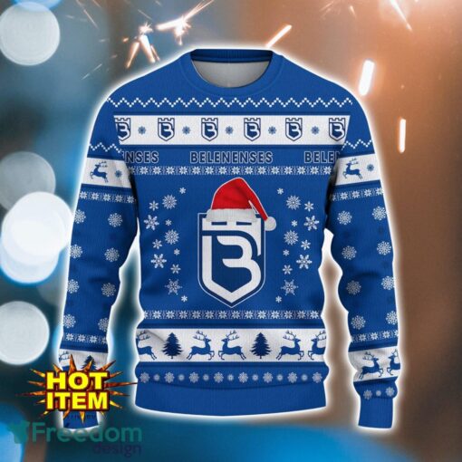 Belenenses SAD 3D Ugly Christmas Sweater For Men And Women Sport Fans Product Photo 2