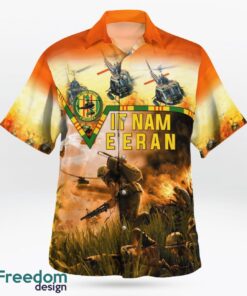 Bell UH-1 Vietnam Veteran Hawaiian Shirt Product Photo 2