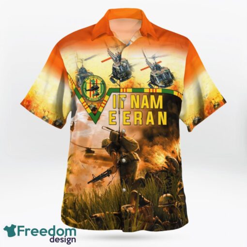 Bell UH-1 Vietnam Veteran Hawaiian Shirt Product Photo 2