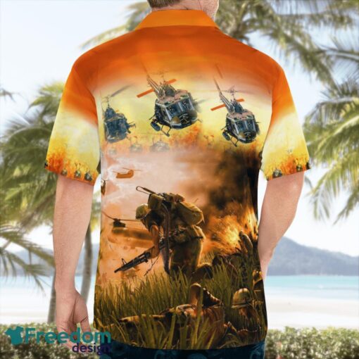 Bell UH-1 Vietnam Veteran Hawaiian Shirt Product Photo 4