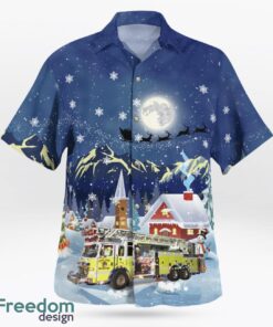 Belleville, Illinois, East Side Volunteer Fire Department Christmas Hawaiian Shirt Product Photo 2