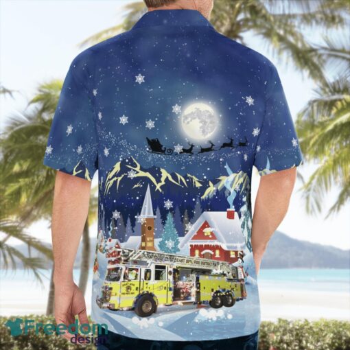 Belleville, Illinois, East Side Volunteer Fire Department Christmas Hawaiian Shirt Product Photo 1