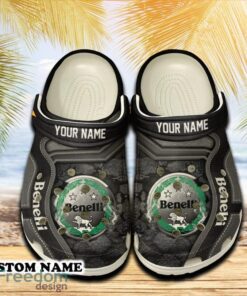 Benelli Car 3D Clog Shoes Gray Color For Men Women Gift Fans Summer Custom Name